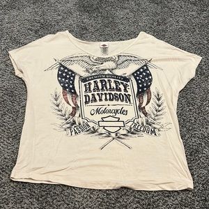 Harley Davidson white shirt